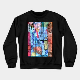 Open Abstract 1 Crewneck Sweatshirt